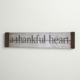 Hablic Thankful Heart Wood Wall Decor