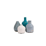 Nania Bud Aqua Indoor Ceramic Table Vase