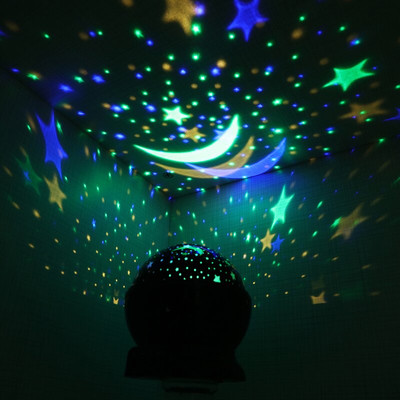 Camhalbray Rotatable Star Night Light for Kids