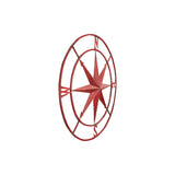 Fontenelle Metal Round Compass Wall Decor