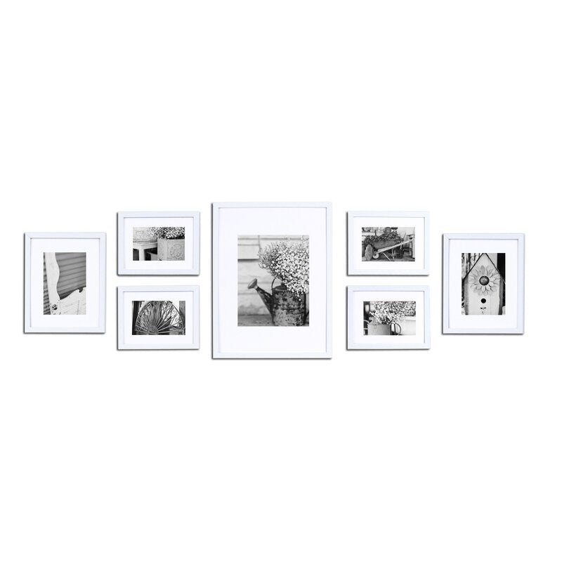 Frima 7 Piece Matte Wood Decorative Gallery Wall Frame Set
