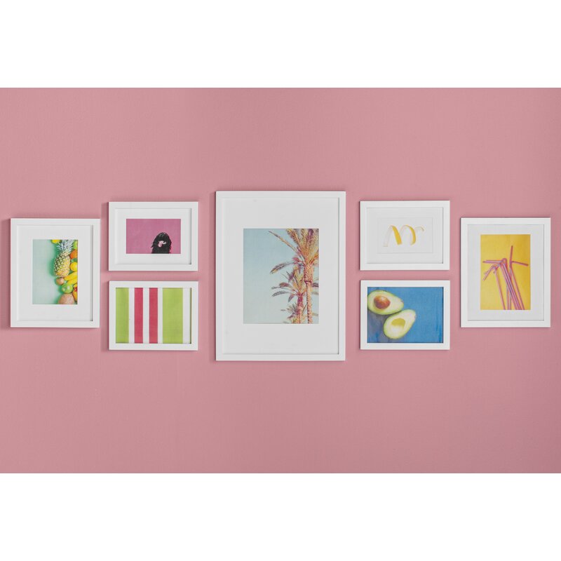Frima 7 Piece Matte Wood Decorative Gallery Wall Frame Set