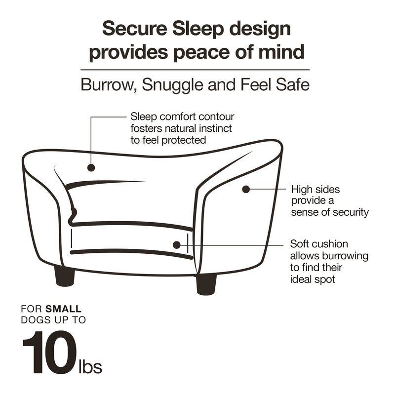 Skinner Dog Sofa with Loft Cushion