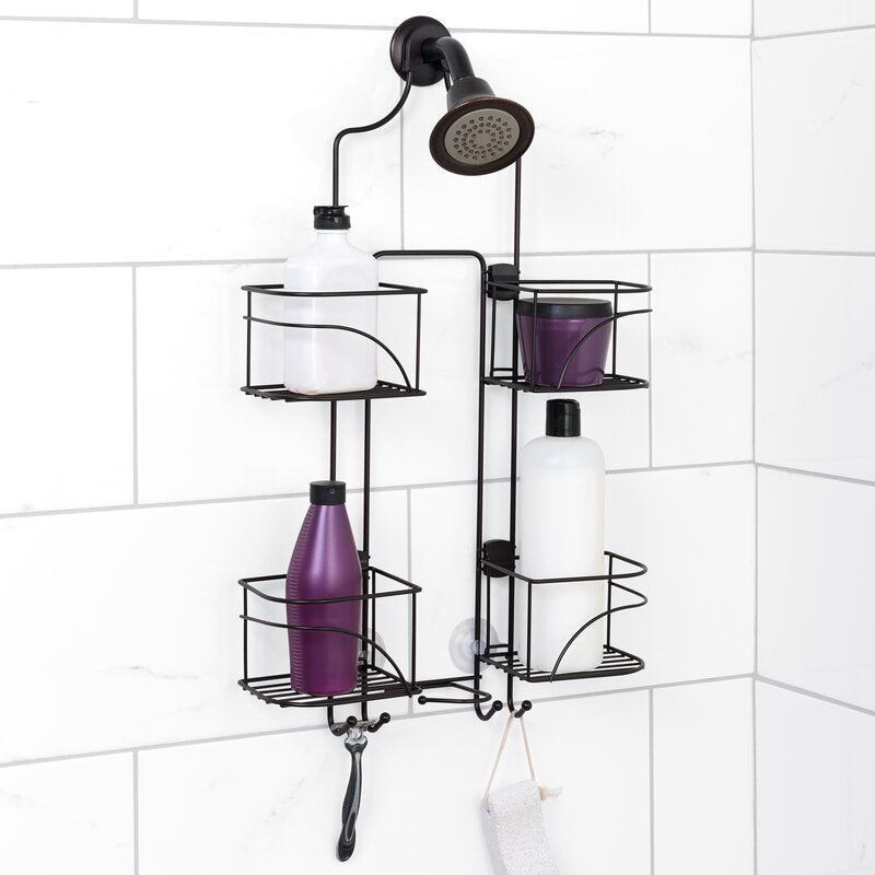 Vephina Adjustable Metal Hanging Shower Caddy
