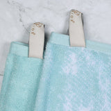 Lola Superior Marble Effect 10 Piece Cotton Towel Set