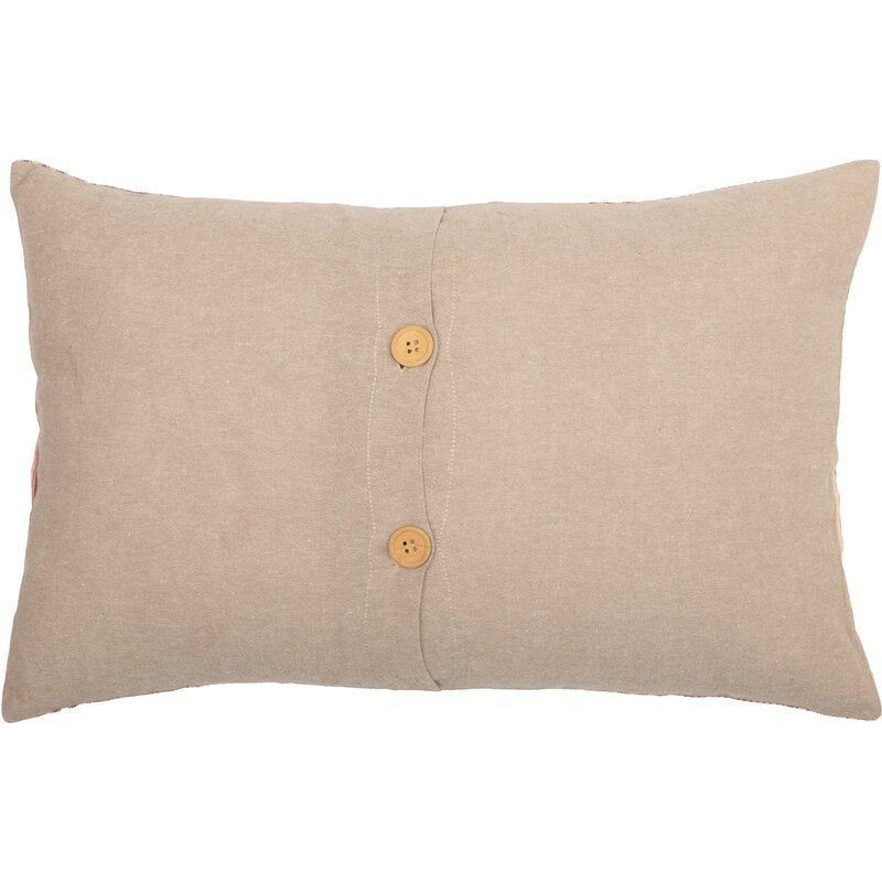 Laus Rectangular Reversible 100% Cotton Pillow Cover and Insert