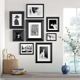 Mahong 8 Piece Beveled Decorative Plastic Picture Frame Set