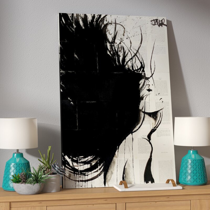 Inaverde Wrapped Mistral Woman Vertical Canvas Graphic Art