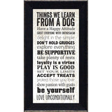 Palbon Advice From A Dog Vertical Picture Frame Textual Art