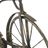 Vaubia Textured Iron Decorative Bicycle Sculpture