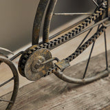 Vaubia Textured Iron Decorative Bicycle Sculpture