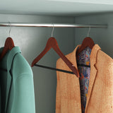 Ogwen 24 Pcs Wood Non-Slip Hanger for Dress/Shirt/Sweater