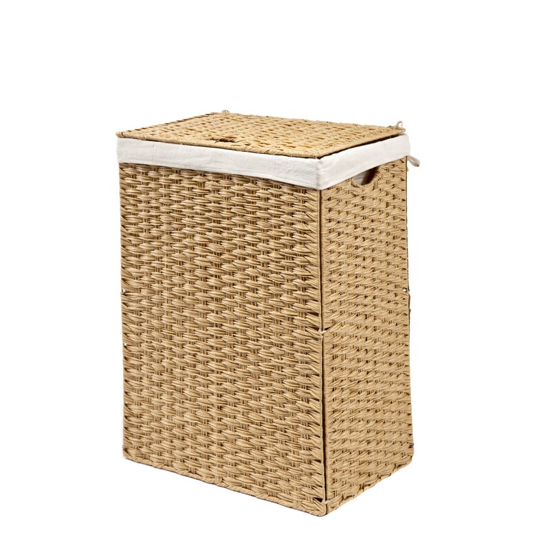 Siavia Wicker Foldable Laundry Basket