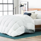 Goofdo White Microfiber Down Alternative Comforter