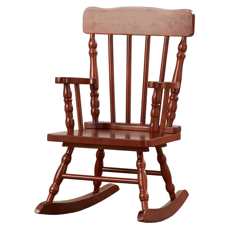Baordal Solid Wood Kids Rocking Chair