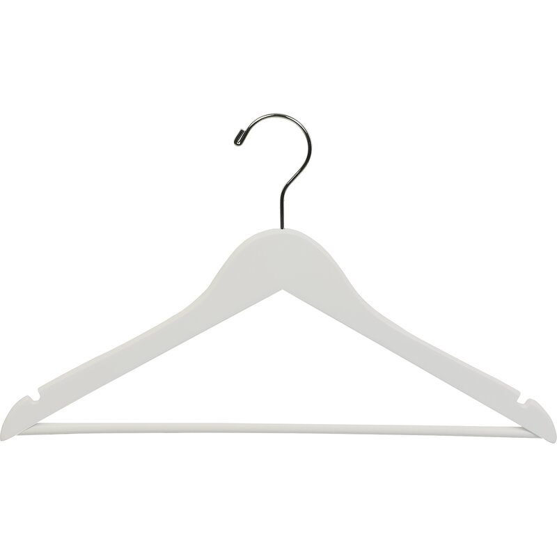 Tanya 100 Pcs Wood Hanger for Dress/Shirt/Sweater