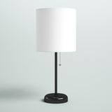 Anwar 19.5" Table Lamp with Outlet