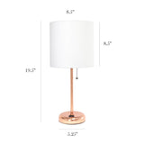 Tanner 19.5" Table Lamp with Outlet