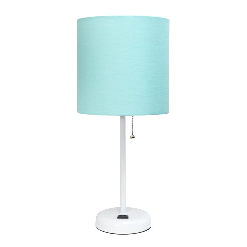 Baxter 19.5" Table Lamp with Outlet