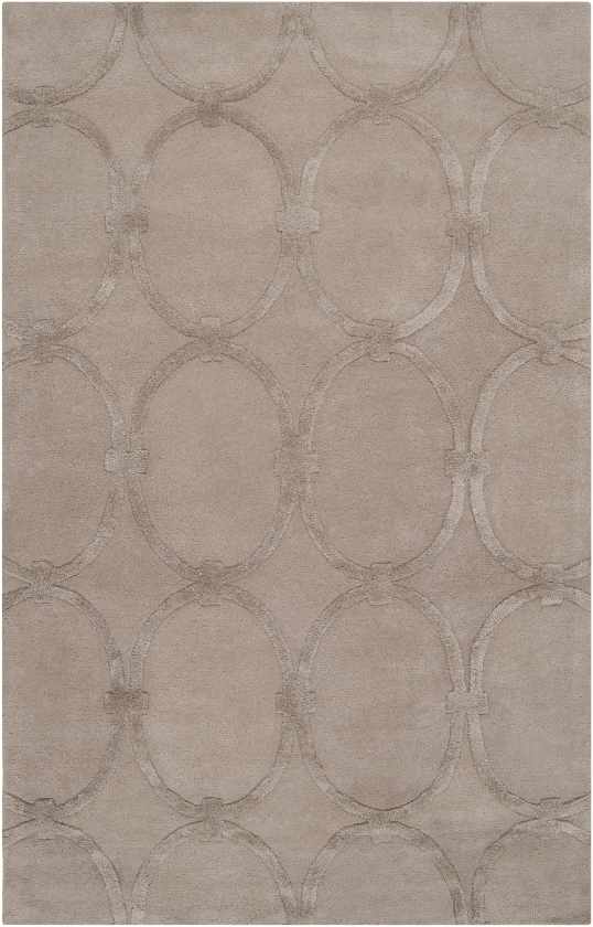 Thoustate Transitional Taupe Area Rug