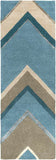 Kiahs Modern Bright Blue Area Rug