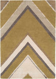 Richtew Modern Taupe/Camel Area Rug