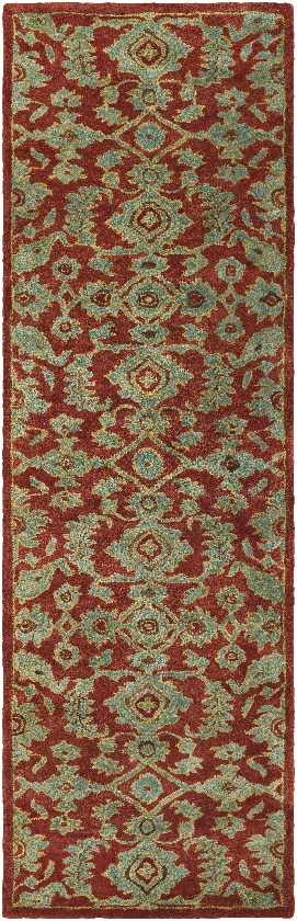 Sandners Traditional Red/Light Brown Area Rug