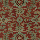 Sandners Traditional Red/Light Brown Area Rug